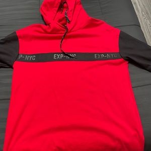 Express short sleeve hoodie size m